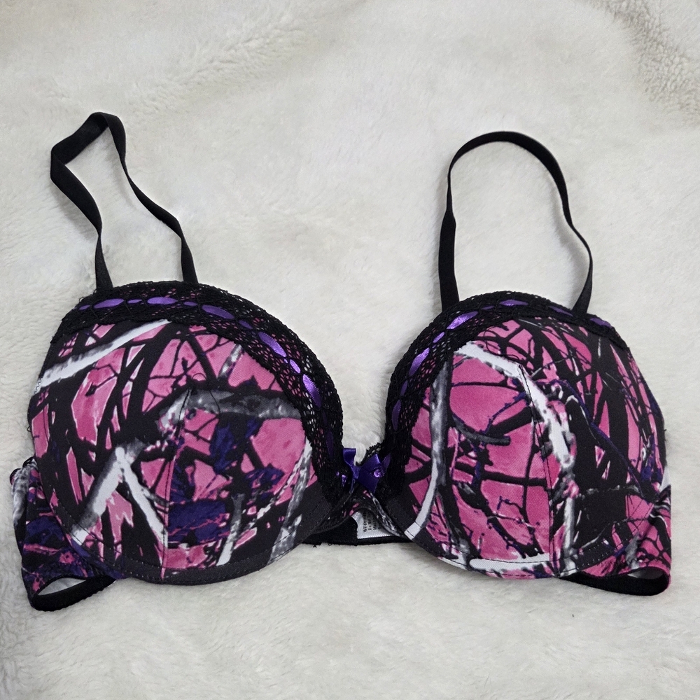 Moonshine Camo Muddy Girl Pink Camo Bra 34C